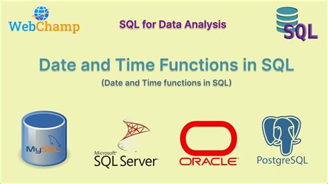 Sql 22 Date Time Functions In Sql Date And Time Date Manipulation