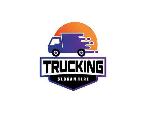 Modern abstract semi truck logo template 28054112 Vector Art at Vecteezy