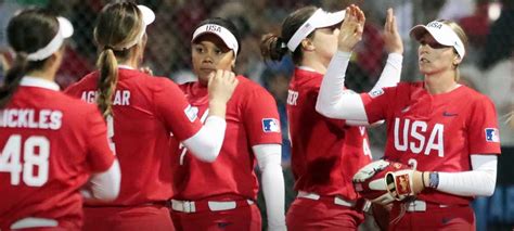 Softball Kicks Off Tokyo Olympics With Team USA At The Helm