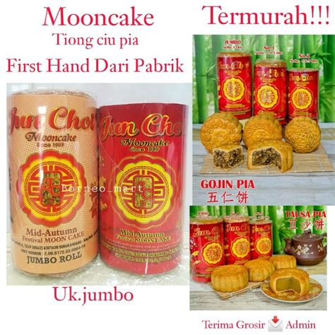 Jual Kue Bulan Mooncake Jun Choi Uk Jumbo Tausa Pia Gojin Pia Tong