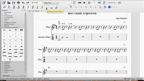 Musescore Tutorial How To Create Tab In Musecore Youtube