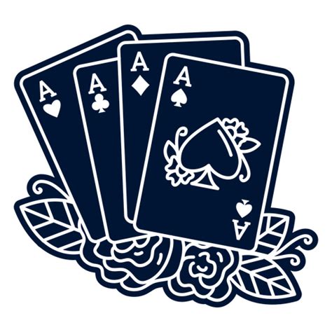 Design Png E Svg De Conjunto De Cartas De Baralho Com Rosas Em Um Fundo