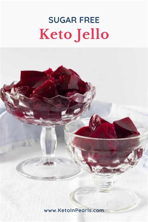 Healthy Homemade Sugar Free Jello (Keto) | Keto In Pearls