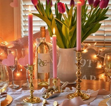 30 Simple Valentines Day Dinner Table Decoration Ideas Updf