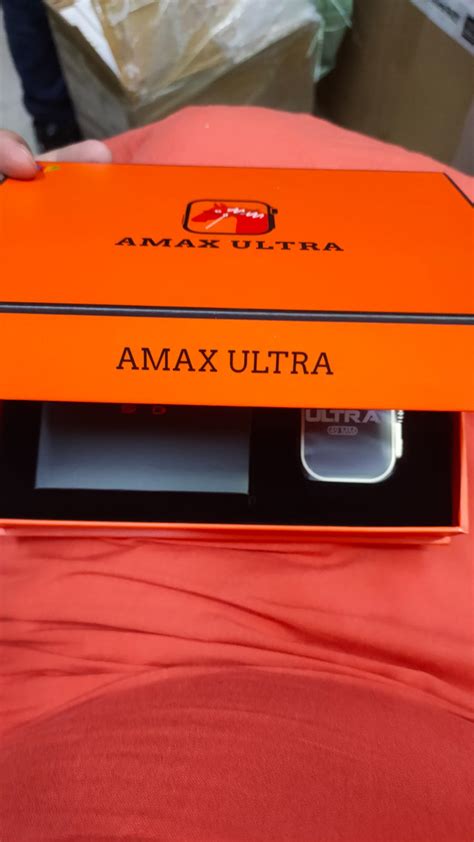 Newest Amax Ultra Smartwatch Series Nfc Smartwatch Bt Calls Wireless