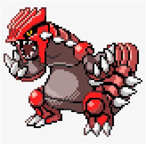 Groudon Pixel Art Pokemon Legendaire Facile Idees De Pixel Art Sexiz Pix