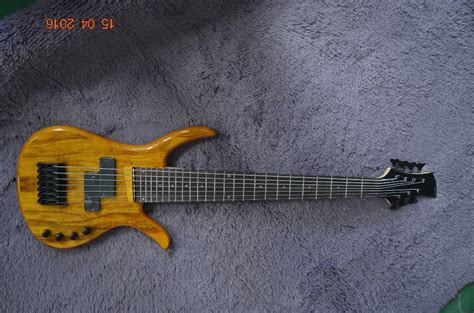 7 String Bass Guitar Custom Bass 7s Bolt On Mahogany Body With Mapwood