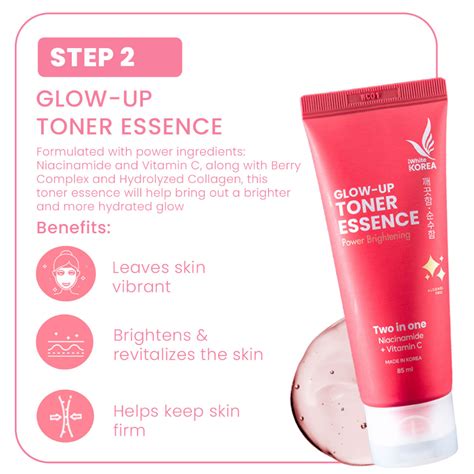 Iwhite Korea Glow Up Toner Essence Power Brightening 85ml Niacinamide