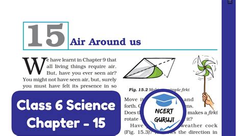 Class Science Chapter Ncert Air Around Us Youtube