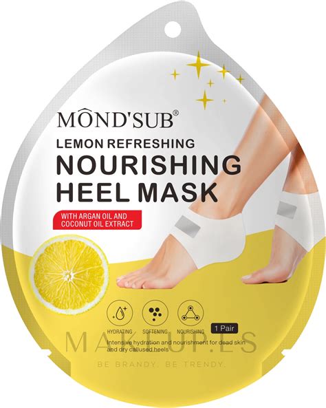 Mond Sub Lemon Refreshing Nourishing Heel Mask Mascarilla Nutritiva