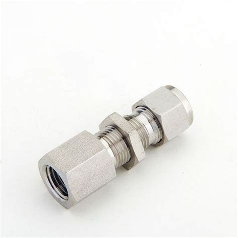 Stainless Steel Double Ferrule Compression Tube Fitting For Structure