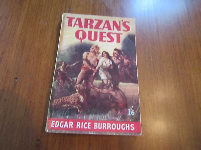 TARZAN QUEST S BY EDGAR RICE BURROUGHS RARE EARLY 50 S BRITISH PB