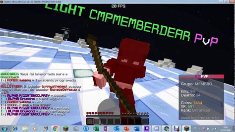 Servidor De Kit Pvp E HG 120 Onlines LOGICMC YouTube