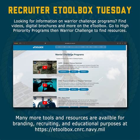 Navy Recruiting Command | Check out the Recruiter eToolbox for more ...