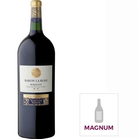 Magnum Baron La Ros Tradition Bordeaux Vin Rouge De Bordeaux