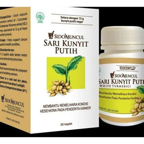 Jual Herbal Sari Kunyit Putih Sidomuncul Shopee Indonesia