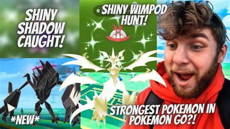 Shiny Wimpod Hunt Shiny Shadow Pokemon CAUGHT And Pokemon Gos