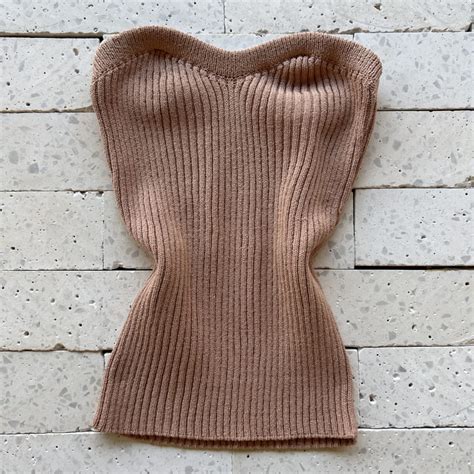 BLUSA MODAL CANELADO TOMARA QUE CAIA NUDE Dondoca Moda Feminina