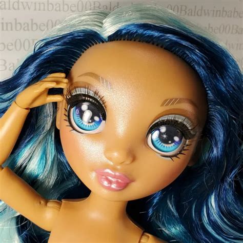 Rainbow High Winter Break Skyler Bradshaw Nude Articulated Doll Blue