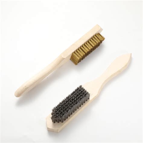 Wood Handle Steel Wire Brush For Polishing In Guangzhou China Steel