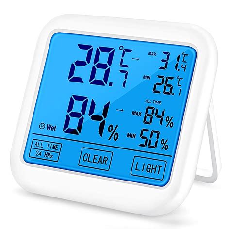 Digital Hygrometer 41 Indoor Thermometer Room Thermometer Humidity Gauge Jumbo