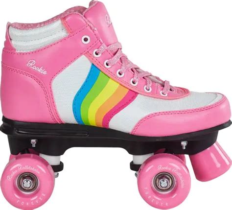 Rookie Forever Rainbow V2 Quad Rollschuhe Pink Erwachsene Rollschuhlaufen