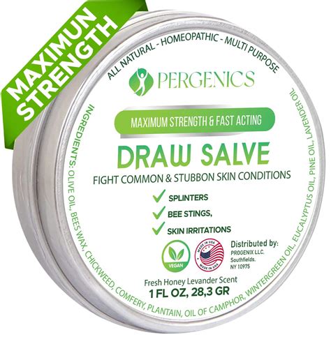 Buy Drawing Salve Ointment 1 Oz For Boil Draw Salve For Splinters