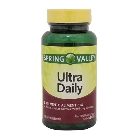 Suplemento Alimenticio Spring Valley Ultra Daily Con Tabletas Walmart