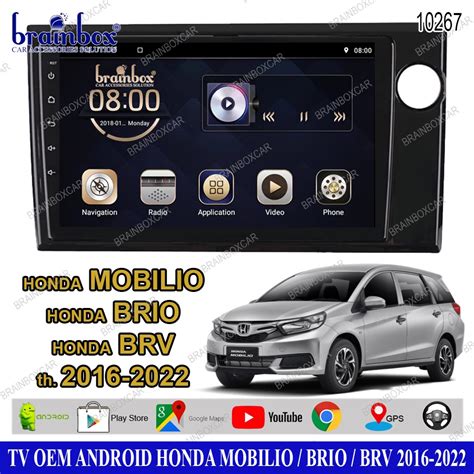 Jual Brainbox Tv Mobil Oem Honda Brio Mobilio Brv Android