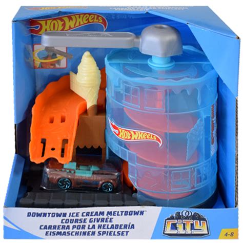 Hot Wheels City Downtown Ice Cream Meltdown steza Mattel nakupovanje v IgračeShop