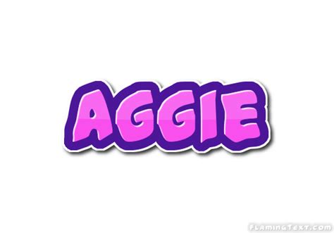 Aggie Logo | Free Name Design Tool from Flaming Text