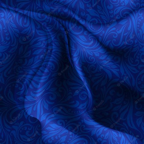 Premium Vector Abstract Blue Fabric Background