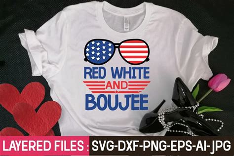 Red White And Boujee Svg Cut File Graphic By GatewayDesign Creative