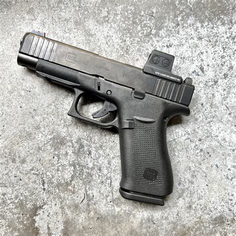 GLOCK 48 MOS 9mm With HOLOSUN EPS Carry MRS GREEN Vickers Extended