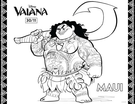 Dibujo De Moana Gratis Para Descargar Y Colorear Páginas De Moana Para Imprimir