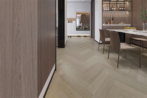 Prime Engineered Flooring Oak Herringbone Ribolla Brushed Uv Lacquered