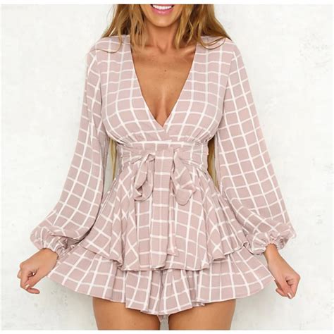 Buy Casual Playsuit Women Summer 2018 Female Long