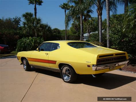 Ford Torino Gt Grabber Yellow Spd Shaker Hood Marti Report