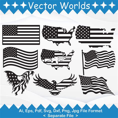 American Flag Svg American Flags Svg American Svg Flag U Inspire