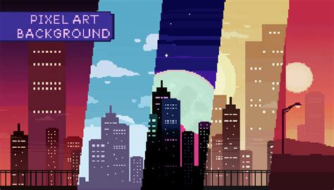 Mokazar - 2D Pixel Art City Backgrounds Pack