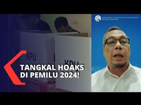 Ini Cara Kemkominfo Tangkal Hoaks Di Pemilu 2024 YouTube