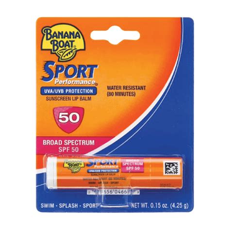 Banana Boat Sport Performance Lip Balm Spf 50 15oz Ptl One