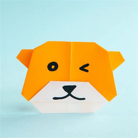 How To Make An Origami Bear Face Origami Ok