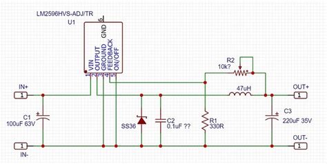 Lm Hv Dc To Dc Buck Converter Module Datasheet