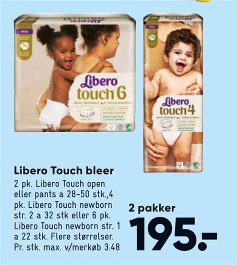 Libero Touch Bleer Tilbud Hos Bilka