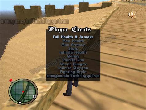 GTA San Andreas Cheat Menu Mod Free Download