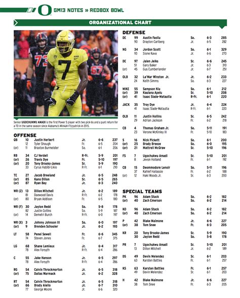 Oregon Football Roster 2024 Depth Chart