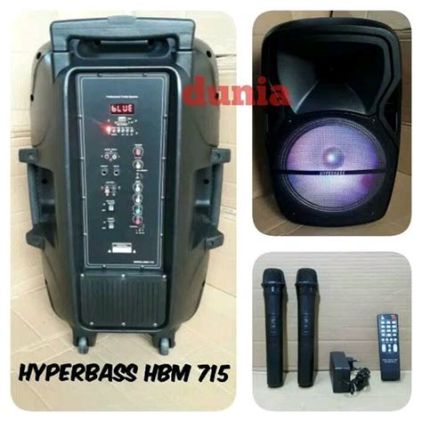 Jual Speaker Portable Amplifier Wireless Hyperbass Hbm Bluetooth