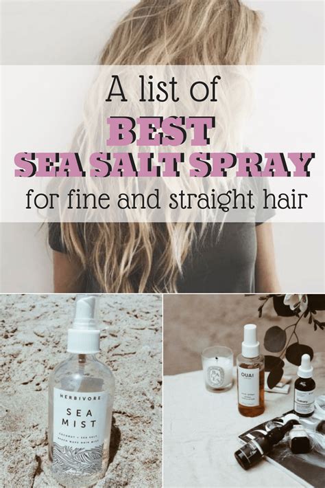 A List Of The Best Sea Salt Spray For Fine Straight Hair Society19 Uk