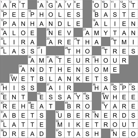 LA Times Crossword 24 Jun 23 Saturday LAXCrossword